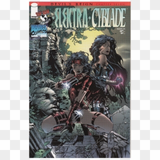 Devil's Reign/7 “elektra Cyblade” - Elektra Cyblade, HD Png Download