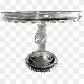 Lovely Victorian Hobbs Brockunier Glass Cake Stand - Sofa Tables, HD Png Download