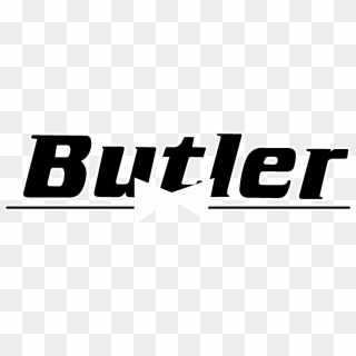 Butler 02 Logo Black And White - Butler, HD Png Download