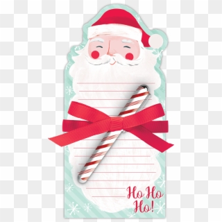 Santa Beard Note Pad With Pen - Santa Claus, HD Png Download