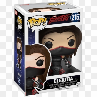 Funko Pop Marvel Daredevil Elektra - Elektra Pop, HD Png Download
