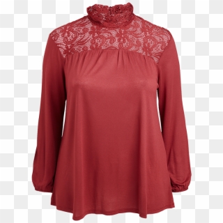 Top With Lace 14,95€ 29,95€ - Blouse, HD Png Download