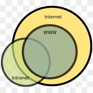 The Internet Vs - Difference Between Internet World Wide Web And Intranet, HD Png Download
