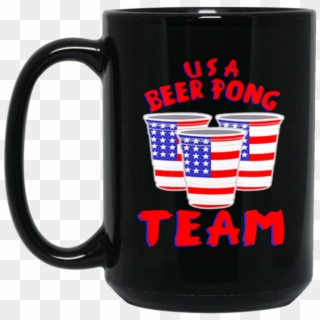 America Beer Mug Usa Beer Pong Team Coffee Mug Tea - Mug, HD Png Download