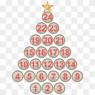 Can Christmas Tree Star - Reverse Advent Calendar 2017, HD Png Download