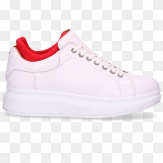 101020032 White Red 1901 1 - Skate Shoe, HD Png Download