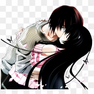 Anime couple kissing Wallpapers Download