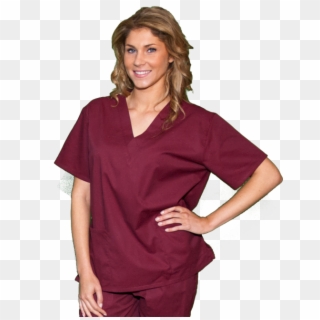 Scrub Tops Page - Woman, HD Png Download