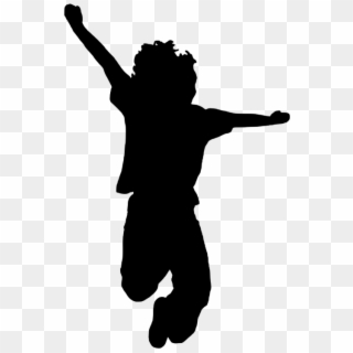 #littleboy #silhouette #jumping #freetoedit - Kids Dance Silhouette, HD Png Download