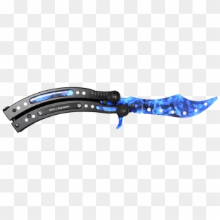 Butterfly Elite Sapphire - Butterfly Knife Sapphire Fadecase, HD Png Download