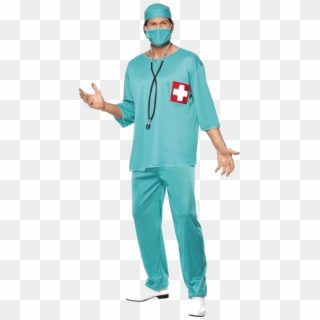 Scrubs Costume - Paramedic Fancy Dress Adult, HD Png Download