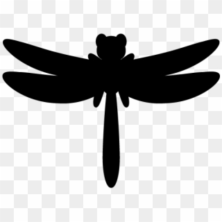 Dragonfly Silhouette Png - とんぼ シルエット, Transparent Png