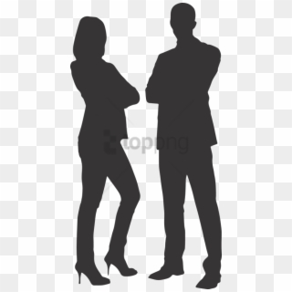 Free Png Silhouette Man And Woman On Heels Png Image - Business Woman Vector Png Free, Transparent Png
