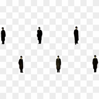 Golconda Magritte Png, Transparent Png
