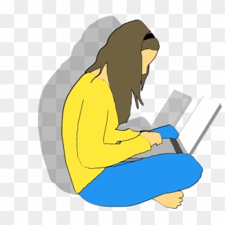Women Laptop People Internet Lifestyles Computer - Sitting, HD Png Download