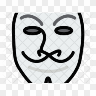 V For Vendetta Clipart Vendetta Png - Anonymous Outline, Transparent Png