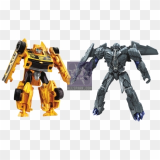 Mission To Cybertron Legion 2 Pack Bumblebee & Megatron - Transformers Tlk Legion Class Hot Rod, HD Png Download