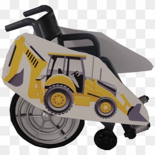 Backhoe 2 Wheelchair Costume Child's - Carros De Obra Png, Transparent Png