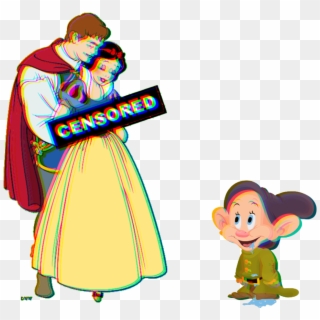 #ftestickers #censored #glitch #cartoons #blancanieves - Prince Charming X Snow White, HD Png Download