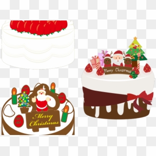 Cake Clipart Christmas - Christmas Cake, HD Png Download