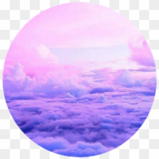 #purple #lila #rosa #pink #nuves #cirlce #circulo #marco - Purple And Pink Skies, HD Png Download
