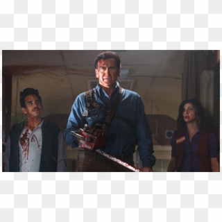 It's Been 36 Years Since Director Sam Raimi Unleashed - Ash Vs Evil Dead Team, HD Png Download