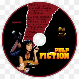Pulp Fiction Bluray Disc Image - Quentin Tarantino Film Posters, HD Png Download