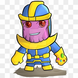 Thanos Png Chibi - Thanos Cute Drawing, Transparent Png