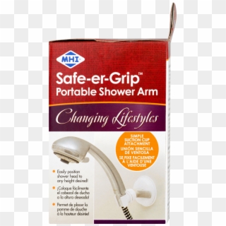 Safe Er Grip Portable Bathroom Suction Cup Handheld - Shower Head, HD Png Download