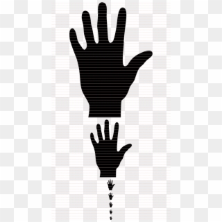 Fingers Icon On Behance - Black Hand, HD Png Download
