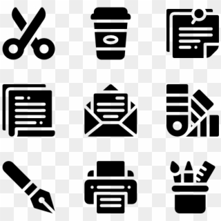 Stationery - Workplace Icons, HD Png Download