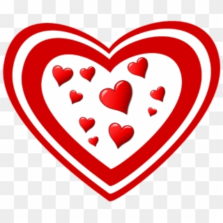Hart, Liefde, Valentijn, Rood Wit, Romantiek, Hartjes - Valentijn Hartjes, HD Png Download