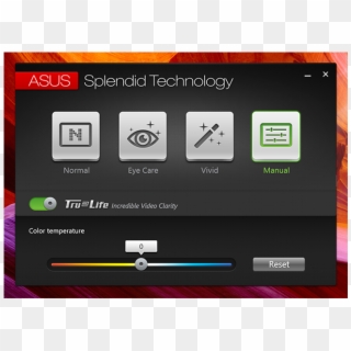 Asus Vivobook S15 Splendid - Asus Eye Care App, HD Png Download