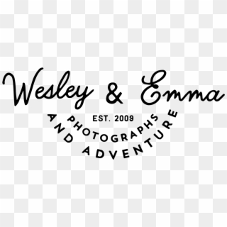 Wesley & Emma Photography - Calligraphy, HD Png Download