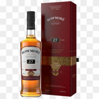 Bowmore Vintners Trilogy 27yo Full Pack Usa - Large Bottles Of Whiskey For Sale Uk, HD Png Download