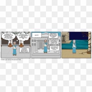 Storyboard For Aristotle - Cartoon, HD Png Download