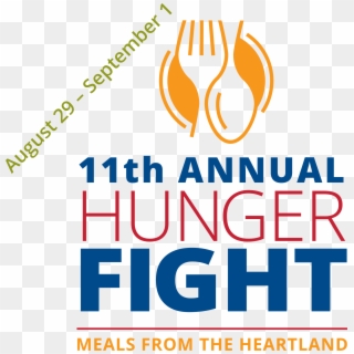 11th Annual Hunger Fight August 29 September - Graphic Design, HD Png Download
