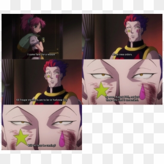 They Tried To Give An Explanation To The Gum In Hisoka - Cartoon, HD Png Download
