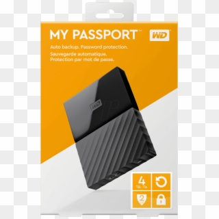 My Passport 4tb External Usb - My Passport 2tb New, HD Png Download