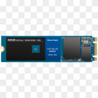 Wd Blue Sn500 Solid State Drive - Wd Blue Sn500 Nvme Ssd, HD Png Download