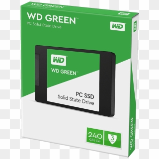 Western Digital Solid State Drive 240gb Sata3 - Western Digital Green Ssd, HD Png Download