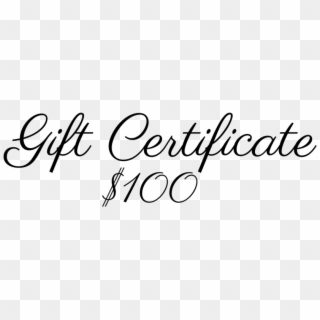 Gift Certificate-$100 - Beautiful By Enzoani, HD Png Download