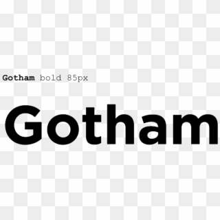 Gotham Hja20 2x - Gotham Font, HD Png Download