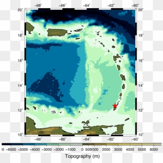 During The Caribe Wave 2019, Participants In Puerto - Lesser Antilles Map, HD Png Download