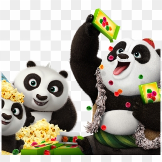 Kfp3 Babypandas2 - Kung Fu Panda Baby Png, Transparent Png