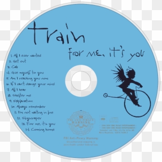 Train For Me, It's You Cd Disc Image - Cd, HD Png Download