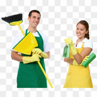 Presentar - Hombre Y Mujer Limpiando La Casa, HD Png Download