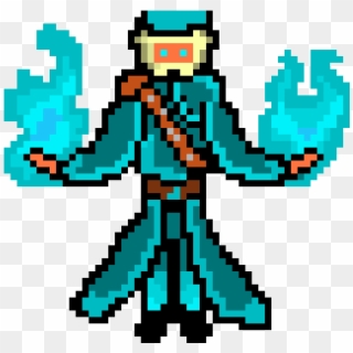 Mage Of Ice - Fire Mage Pixel Art, HD Png Download