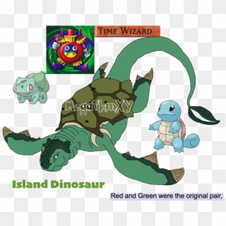 Island Turtle Dinosaur Legendary For Leafgreen *not - Mega Dinosaur Pokemon, HD Png Download