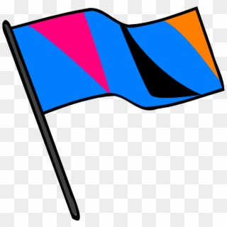 Color Guard Flag Svg Clip Arts 600 X 578 Px - Color Guard Flag Clipart, HD Png Download